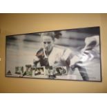 Print signed by Kristine Lilly, 49in w x 23in hgt ***Note from Auctioneer*** All items will come