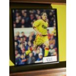 Michael Owen, Liverpool Signed Photo , 8in w x 10in hgt ***Note from Auctioneer*** All items will
