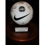 United States Men 2000 Gold Cup signed Nike Geo soccer ball ***Note from Auctioneer*** All items