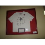U.S Woman National Team jersey from game played v Mexico at Blackbaud stadium January 12th 2002,