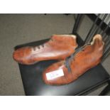 Pair of antique football boots ***Note from Auctioneer*** All items will come with an official