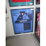 Wycombe Wanderers Collectible Sport Memorabilia Jersey , 32in w x 40in hgt (This Lot is part of Bulk