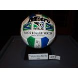 Tampa Bay Mutiny 1996 signed soccer ball - including Valderama ***Note from Auctioneer*** All