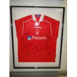 Nottingham Forest Collectible Sport Memorabilia Jersey , 32in w x 40in hgt (This Lot is part of Bulk