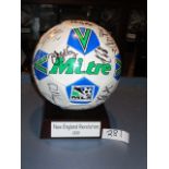 New England Revolution Mitre MLS 1999 signed soccer ball ***Note from Auctioneer*** All items will