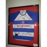 Reading FC Collectible Sport Memorabilia Jersey , 32in w x 40in hgt (This Lot is part of Bulk Bid