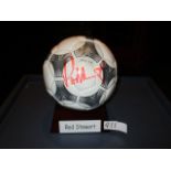 Rod Stewart signed soccer ball ***Note from Auctioneer*** All items will come with an official