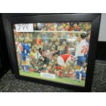 Blackburn Rovers's Tim Flowers photo , 11in w x 9in hgt ***Note from Auctioneer*** All items will