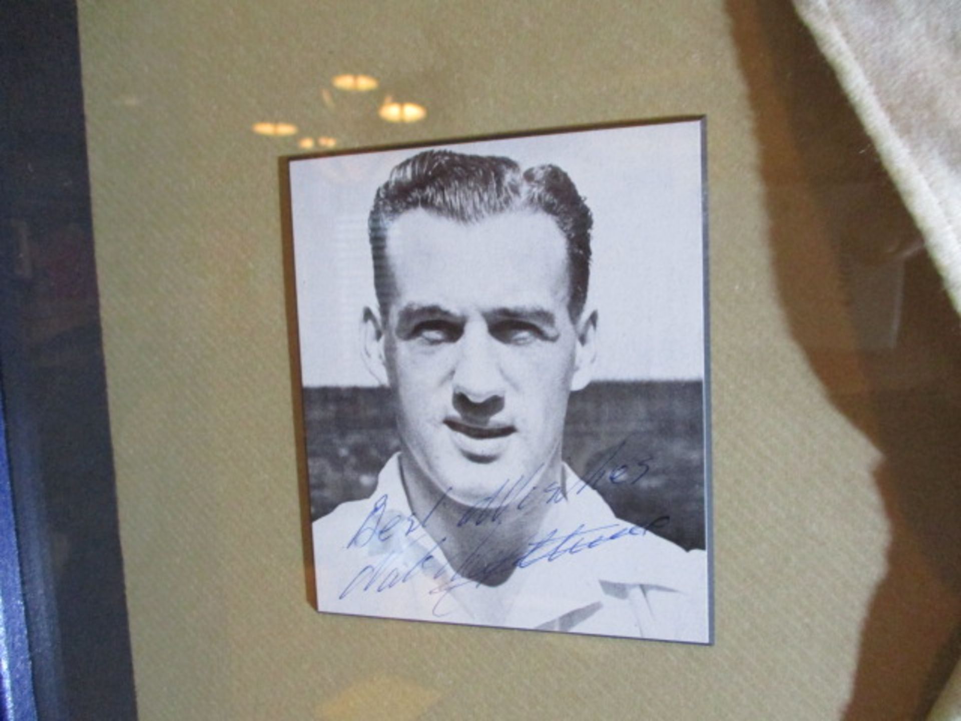 England No. 9 shirt worn by Nat Lofthouse versus Wales in a 1954 World Cup Qualifying match in - Image 7 of 7