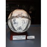 Greece Euro 2004 Champions Adidas football - signed by whole squad ***Note from Auctioneer*** All