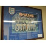 England 1982 National Team signed photo, 27in w x 21in hgt ***Note from Auctioneer*** All items will