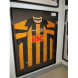 Macclesfield Town Collectible Sport Memorabilia Jersey , 32in w x 40in hgt (This Lot is part of Bulk