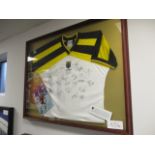 Columbus Crew signed jersey 1997 team, - 22 signatures 42in w x 34in hgt ***Note from