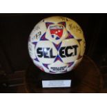 Carolina Courage New York Power Blackbaud Stadium October 19,2002 signed soccer ball ***Note from