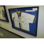 Miami Fusion signed jersey 1999 team - 21 signatures, 41in w x 39in hgt ***Note from Auctioneer***