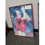 Roy Keane photo print, 17in w 23-1/2in hgt ***Note from Auctioneer*** All items will come with an