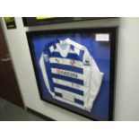 Reading FC signed jersey 2006/07 team - 14 signatures, 40in w x 37in hgt ***Note from