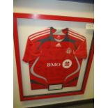 Toronto FC signed jersey 2007 - 22 signatures, 33in w x 38in hgt ***Note from Auctioneer*** All