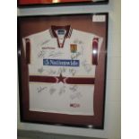 Northampton Town FC Collectible Sport Memorabilia Jersey , 32in w x 40in hgt (This Lot is part of