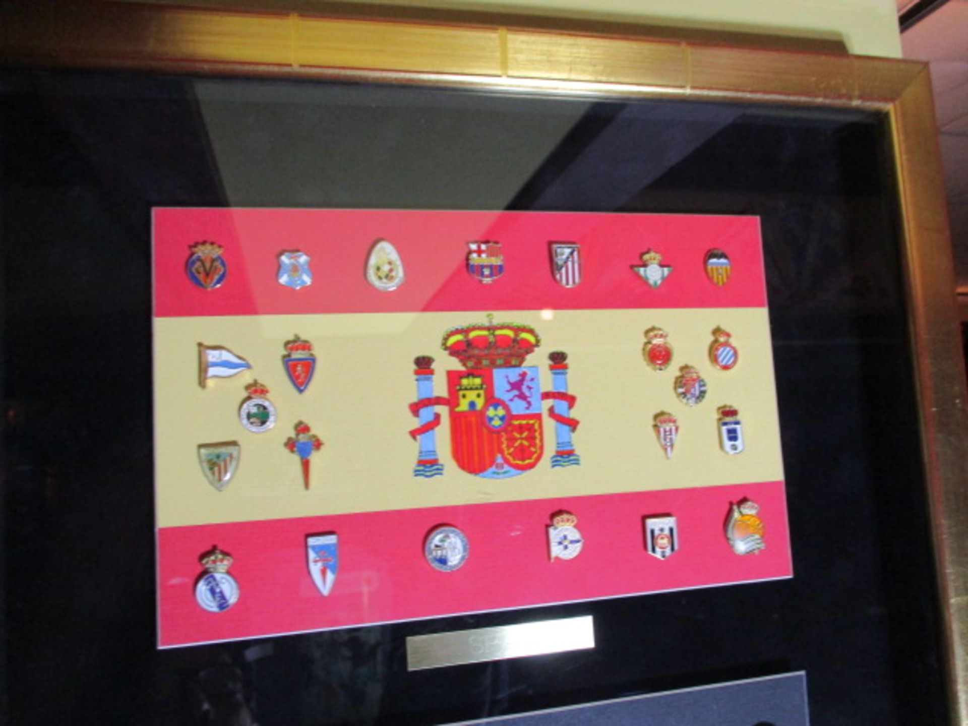 1990s First Division Team pins display, Italy, England, Holland, Germany, Spain, 16in w x 45in - Image 6 of 7