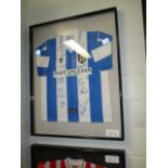 Colchester United FC Collectible Sport Memorabilia Jersey , 32in w x 40in hgt (This Lot is part of