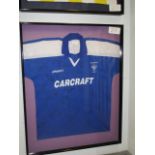 Rochdale Collectible Sport Memorabilia Jersey , 32in w x 40in hgt (This Lot is part of Bulk Bid