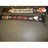 D.C. United scarf, ***Note from Auctioneer*** All items will come with an official Certificate of