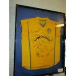 Leeds United Collectible Sport Memorabilia Jersey , 32in w x 40in hgt (This Lot is part of Bulk