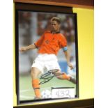 Frank de Boer, Holland Signed Photo , 6-1/2in w x 10in hgt ***Note from Auctioneer*** All items will
