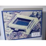 Tottenham Hotspur home, White Hart Lane, 16in w x 12in hgt ***Note from Auctioneer*** All items