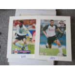 LOT OF 2 photo England's Steve Mc Manaman and Derby County's John Harkes ***Note from