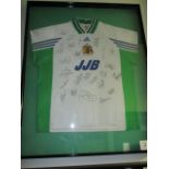 Wigan Athletic Collectible Sport Memorabilia Jersey , 32in w x 40in hgt (This Lot is part of Bulk