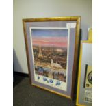 France World Cup 1998 print, 30in w x 43in hgt ***Note from Auctioneer*** All items will come with