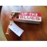 Up the Blues"""" Fans Rattle ***Note from Auctioneer*** All items will come with an official