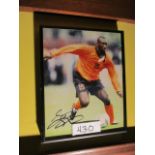 Jimmy Floyd Hasslebank, Holland Signed Photo , 8in w x 10in hgt ***Note from Auctioneer*** All items