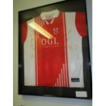 Kidderminster Harriers FC Collectible Sport Memorabilia Jersey , 32in w x 40in hgt (This Lot is part