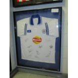 Leicester City Collectible Sport Memorabilia Jersey , 32in w x 40in hgt (This Lot is part of Bulk