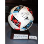 Columbus Crew 2017 CCC Champions signed soccer ball ***Note from Auctioneer*** All items will come