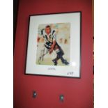 Les Ferdinand of Newcastle United signed photo, 12in w x 14in hgt ***Note from Auctioneer*** All