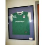 York City FC Collectible Sport Memorabilia Jersey , 32in w x 40in hgt (This Lot is part of Bulk
