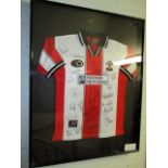 Southampton FC Collectible Sport Memorabilia Jersey , 32in w x 40in hgt (This Lot is part of Bulk