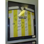 Torquay United Collectible Sport Memorabilia Jersey , 32in w x 40in hgt (This Lot is part of Bulk
