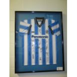 Huddersfield Town Collectible Sport Memorabilia Jersey , 32in w x 40in hgt (This Lot is part of Bulk