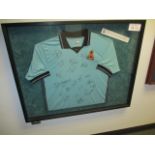 San Jose Clash signed jersey 1999 team - 23 signatures, 41in w x 34in hgt ***Note from Auctioneer***