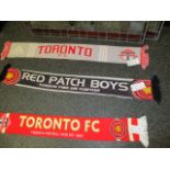 Red Patch Boys scarf ***Note from Auctioneer*** All items will come with an official Certificate
