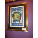 World Cup France 1998 print, 5 of 4000, 24in w x 32in hgt ***Note from Auctioneer*** All items