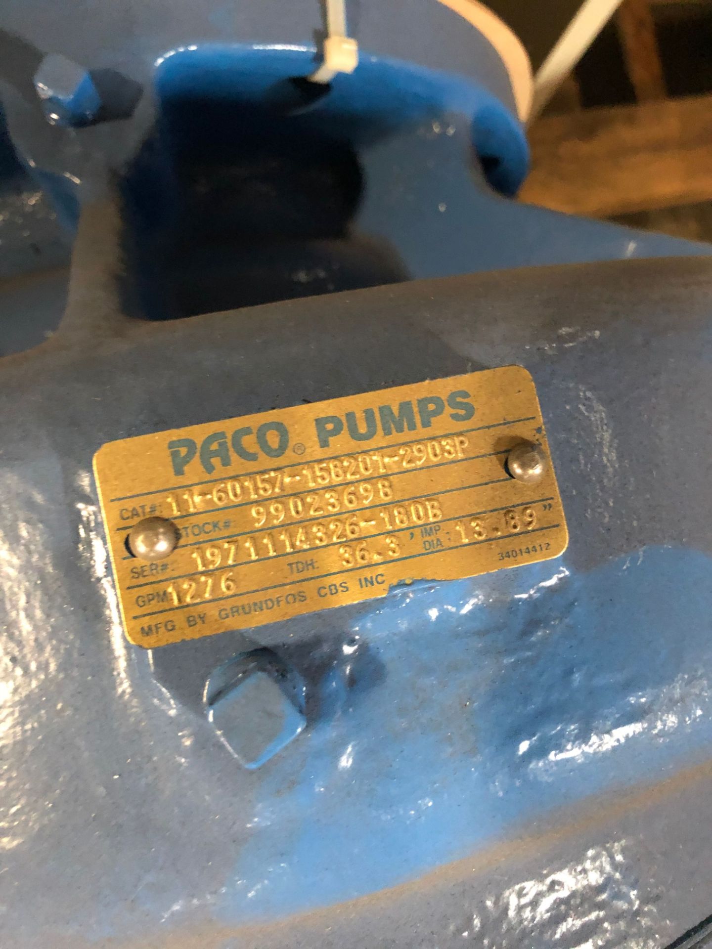 Baldor SuperE 50 HP Motor & Paco Pump - Image 4 of 4