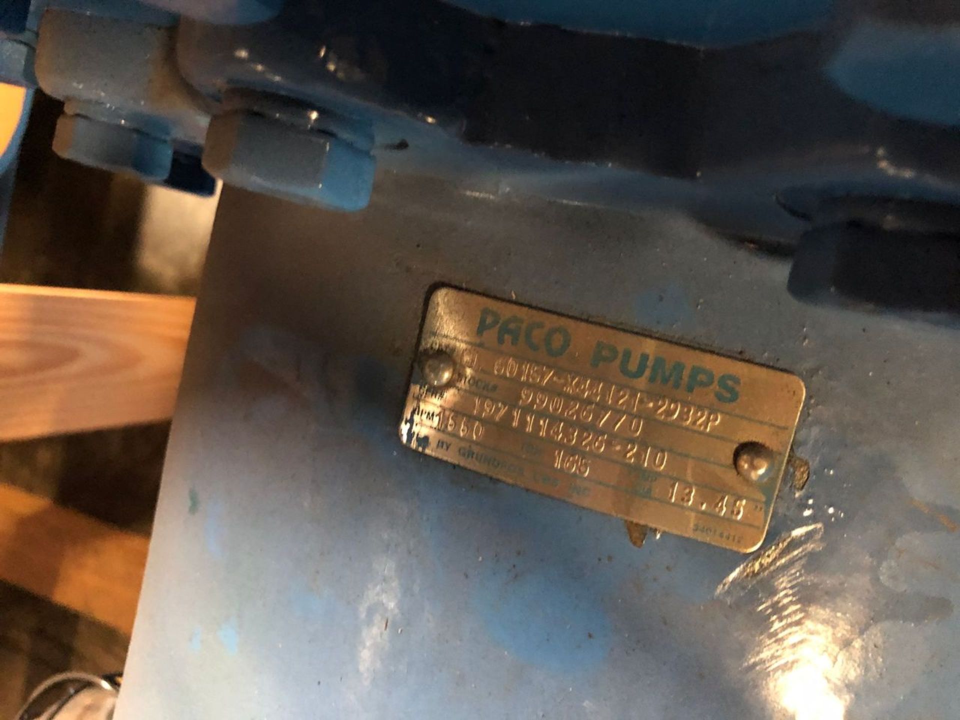 Baldor SuperE 100 HP Motor & Paco Pump - Image 4 of 5