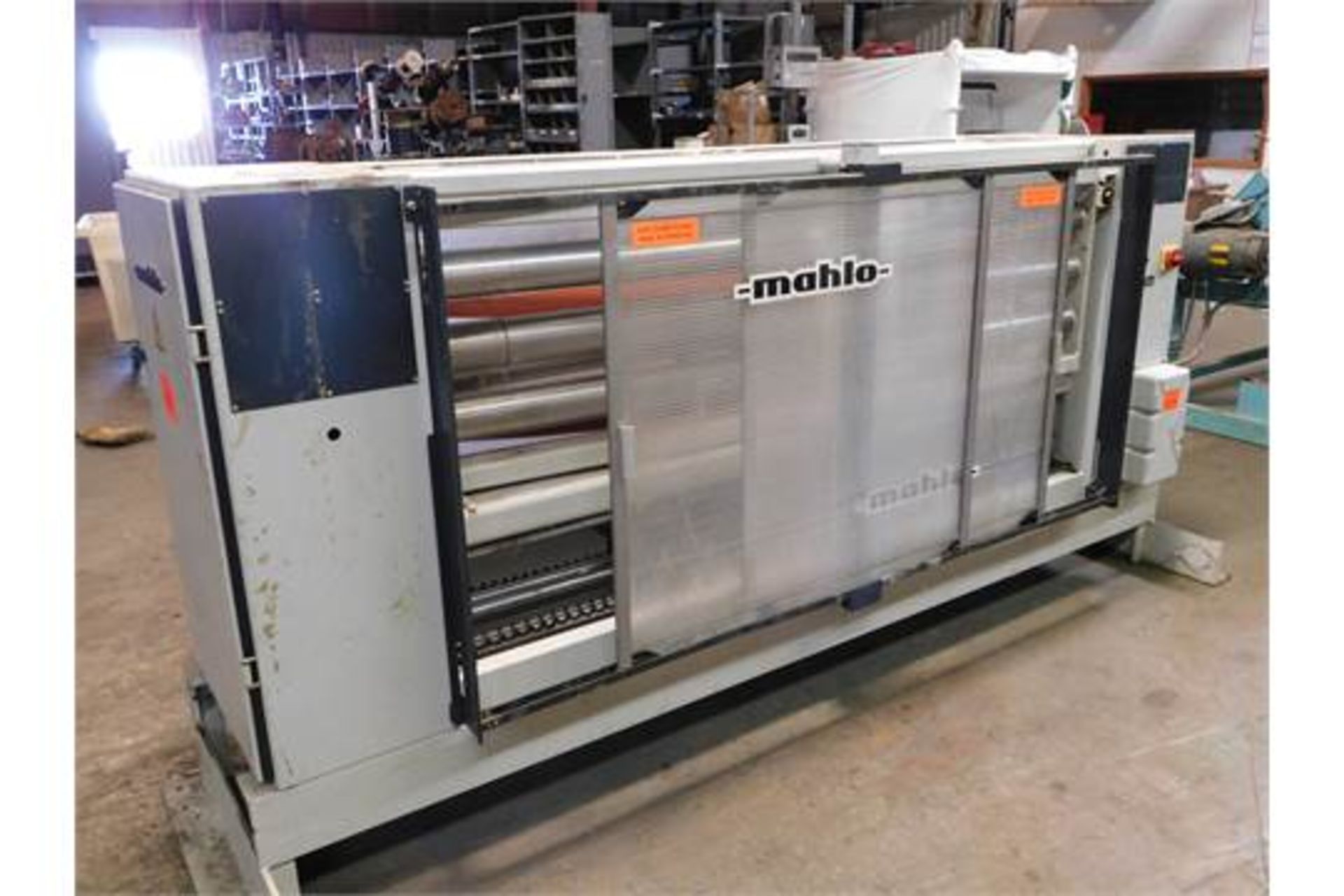 Mahlo System Straitening Machine: Model RFMC 94H, 480/3AC, Working Length: 73 1/4", Rigging Fee $50 - Image 2 of 4