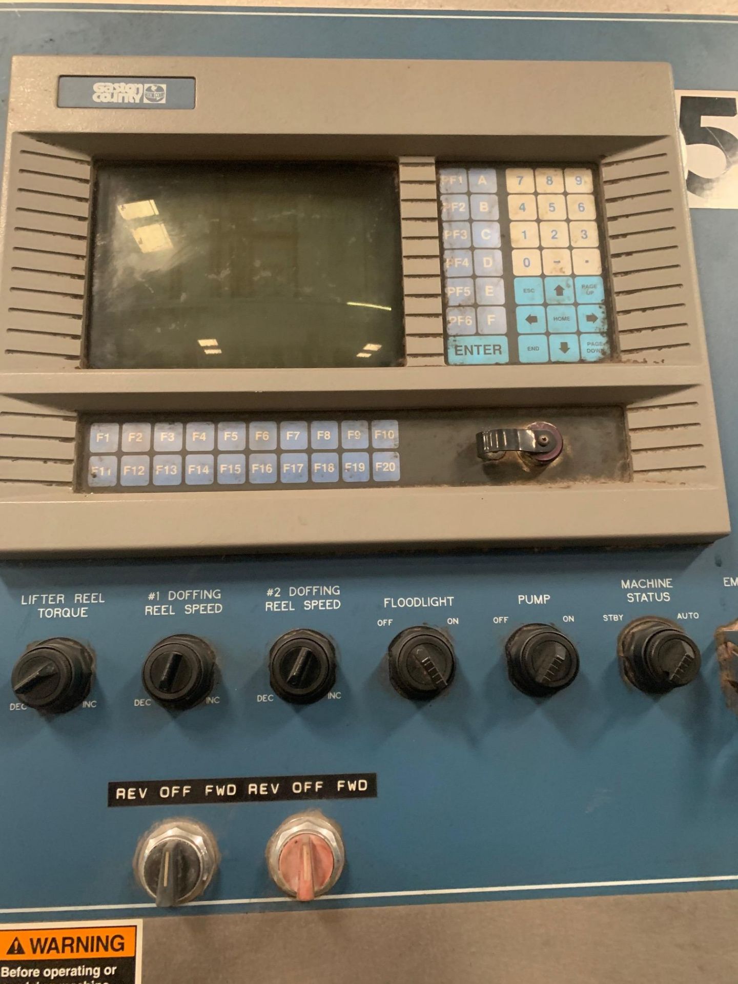 Gaston County Control Panel, Model# MP-6000, Serial# 39469, Rigging Fee $35 - Image 7 of 8